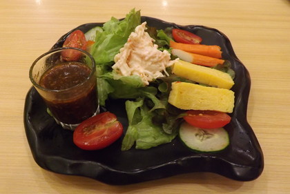 野菜とカニカマサラダ